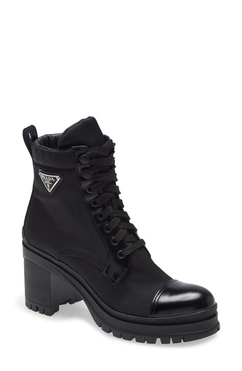 prada block heel boot|Prada high heel boots.